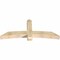 Ekena Millwork Bellingham Rough Sawn Timber Gable Bracket, Douglas Fir, 72"W x 30"H x 6"D x 6"F, 10/12 Pitch GBW072X30X0606BEL00RDF - alternate 3